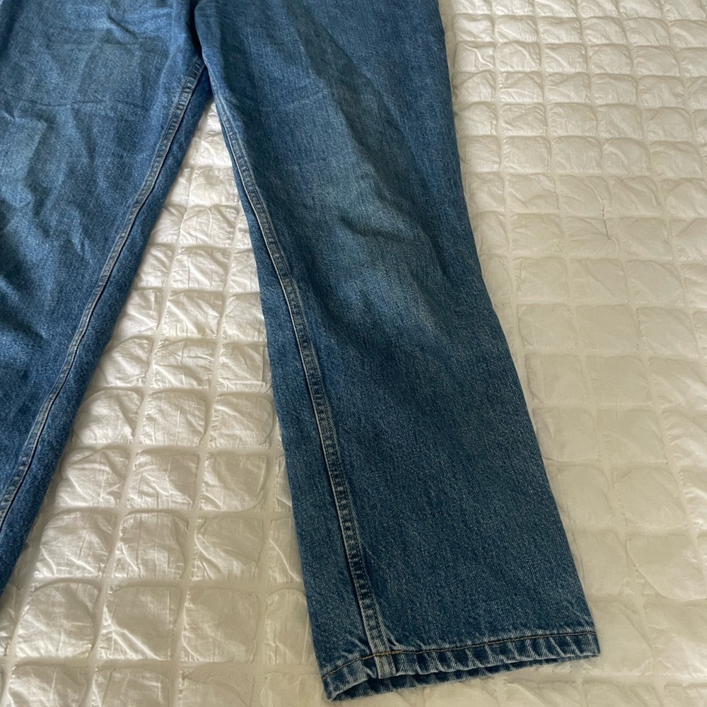 Everlane 90’s Curvy Cheeky Blue Straight Leg Women's Jeans - Picture 3 of 13